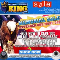 2013 Memorial Day Email Reminding Retail Customers of the Sale Extention